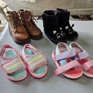 Toddler girl size 5 shoe lot